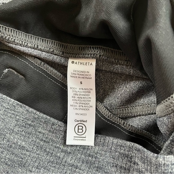 ATHLETA Vince Jogger Grey Heather Elastic Waistband Workout Pant S - Picture 15 of 15